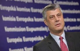 Kosovský premiér Thaci. Kosovo je spojeno pupeční šňůrou s EU.