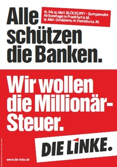 Die Linke chce vysoce zdanit příjmy nejbohatších Němců.