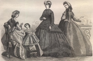 Pařížská móda kolem roku 1800 ženám kalhoty nedovolovala.