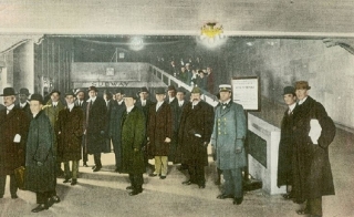 Vstup do podzemky. Grand Central roku 1913.