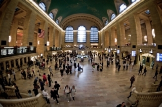 Obří hala Grand Central Terminal.