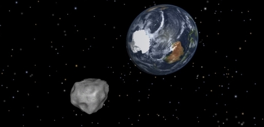 Simulace asteroidu 2012 DA14.