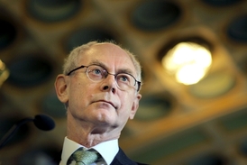 Unijní prezident Herman Van Rompuy.