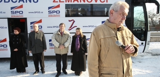 Miloš Zeman se zemanovci.