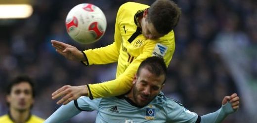 Hráči Dortmundu sváděli s Hamburkem marný boj.