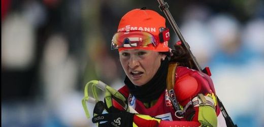 Biatlonistka Veronika Vítková opět doběhla v první desítce.