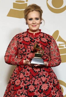 Zpěvačka Adele si odnesla cenu za nejlepší popové sólové vystoupení.