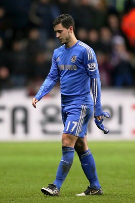 Belgický fotbalista Eden Hazard.