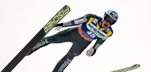 Skokan na lyžích Jan Matura.
