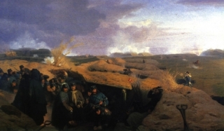 Bitva o Dybbøl - Jørgen Valentin Sonne, 1871.