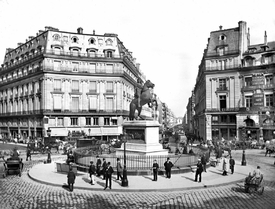 Vítězné náměstí počátkem 19. století.