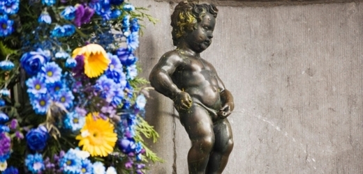 Čůrající chlapeček - jeden ze symbolů Bruselu.