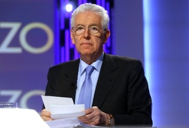 Současný premiér Mario Monti.