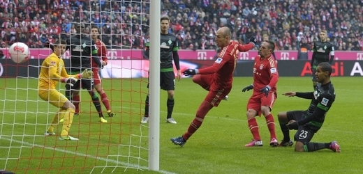 Fotbalisté Bayernu rozstříleli Brémy.