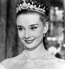 Audrey Hepburnová ve filmu Prázdniny v Římě z roku 1953.