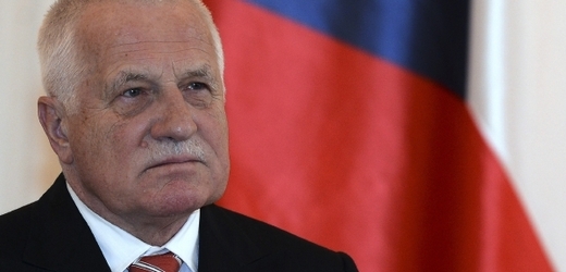 Odstupující prezident Václav Klaus.