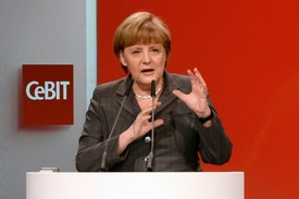 Angela Merkelová zahájila letošní CeBit.