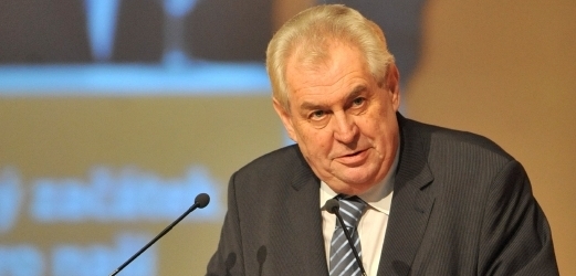 Prezident Miloš Zeman při projevu na sjezdu ČSSD.