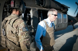Senátor Portman v Afghánistánu.
