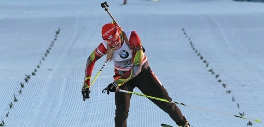 Gabriela Soukalová ovládla třetí závod v sezoně.