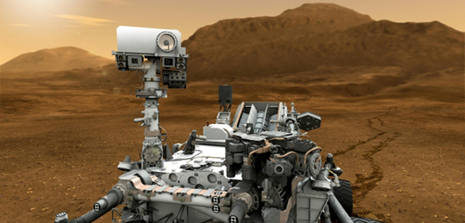 Sonda Curiosity má závadu na počítači, nemůže se pohybovat a dělat obrázky.