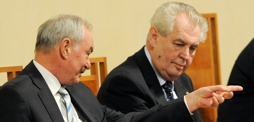 Miloš Zeman a Bohuslav Sobotka.