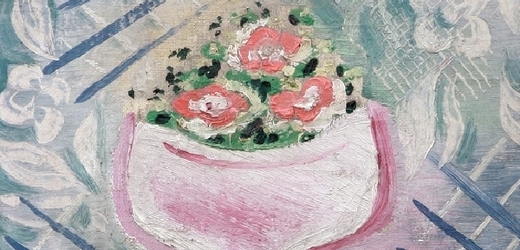 Čapkův obraz Váza s květinami byl nakonec prodán za 2,34 milionu korun.