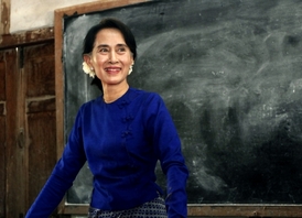 Su Ťij se diskusím o problémech muslimů v Barmě vyhýbá.
