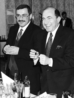 Berezovský a Chodorkovský, kdysi dva nejprominentnější oligarchové v Rusku.