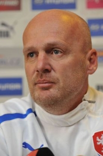 Reprezentační trenér Michal Bílek.