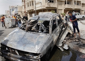 Teroristický útok 14. března v Bagdádu.