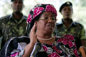 Prezidentka Malawi Joyce Bandová.