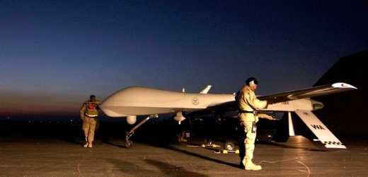 Americký dron v Afghánistánu.