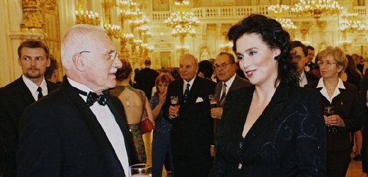 Bývalý prezident Václav Klaus a europoslankyně Jana Bobošíková.