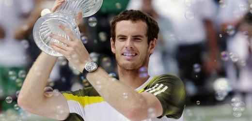Andy Murray po triumfu v Miami.