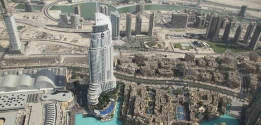 Pohled na Dubaj, metropoli Spojených arabských emirátů.