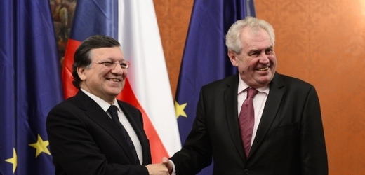 José Manuel Barroso a Miloš Zeman.