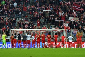 Fotbalisté Bayernu Mnichov měli důvod k oslavám.