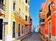 Old San Juan, Portoriko. Ve čtvrti se prolíná stará evropská architektura a exotické palmy jako znamení Karibiku. (Foto: Profimedia.cz)
