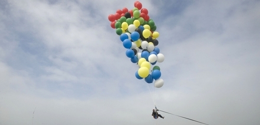 Nad mořem na balóncích...