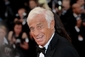 Jean-Paul Belmondo v Cannes v roce 2011, kdy dostal Zlatou palmu za celoživotní dílo. V jeho případě konkrétně za "oslnivý talent a úspěšnou hereckou dráhu". (Foto: ČTK).