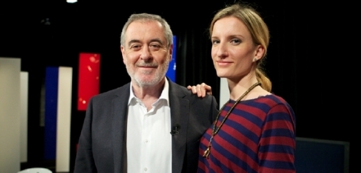 Moderátoři Celnice Adela Banášová a Michal Prokop.