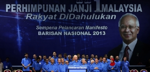Malajský premiér Najib Abdul Razek.