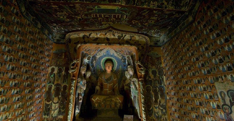 Caves of the Thousand Buddhas, Čína. (Foto: Yabbedoo.wordpress.com)