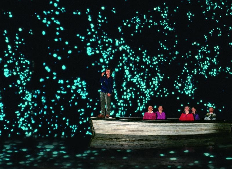 Waitomo Glowworm Caves, Nový Zéland. (Foto: Travelonline.com)