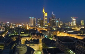 Frankfurt nad Mohanem, bankovní srdce Německa.