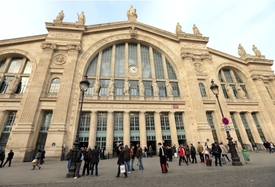 Gare du Nord je nejrušnější nádraží v Paříži.