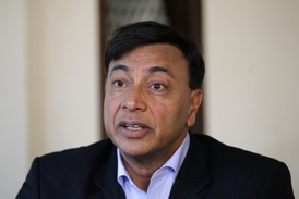 Ocelářský magnát Lakšmí Mittal.