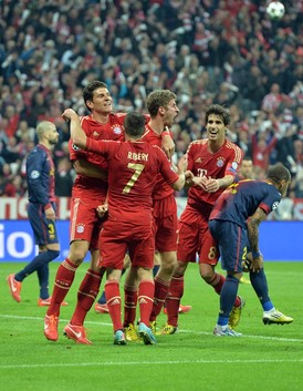 Bayern se ponořil do víru oslav.