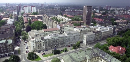 Pohled na centrum Ostravy.